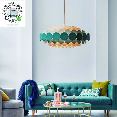 北歐現代簡約創意金屬客廳燈2019年新款樣板房臥室餐廳吊燈