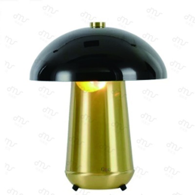 北歐后現(xiàn)代臺燈個(gè)性簡約客廳燈金屬臥室書房軟裝樣板房蘑菇頭臺燈