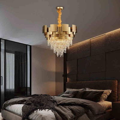 后現代不銹鋼吊燈