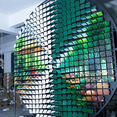 機械矩陣動態翻轉屏