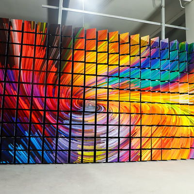 機械矩陣動態翻轉屏